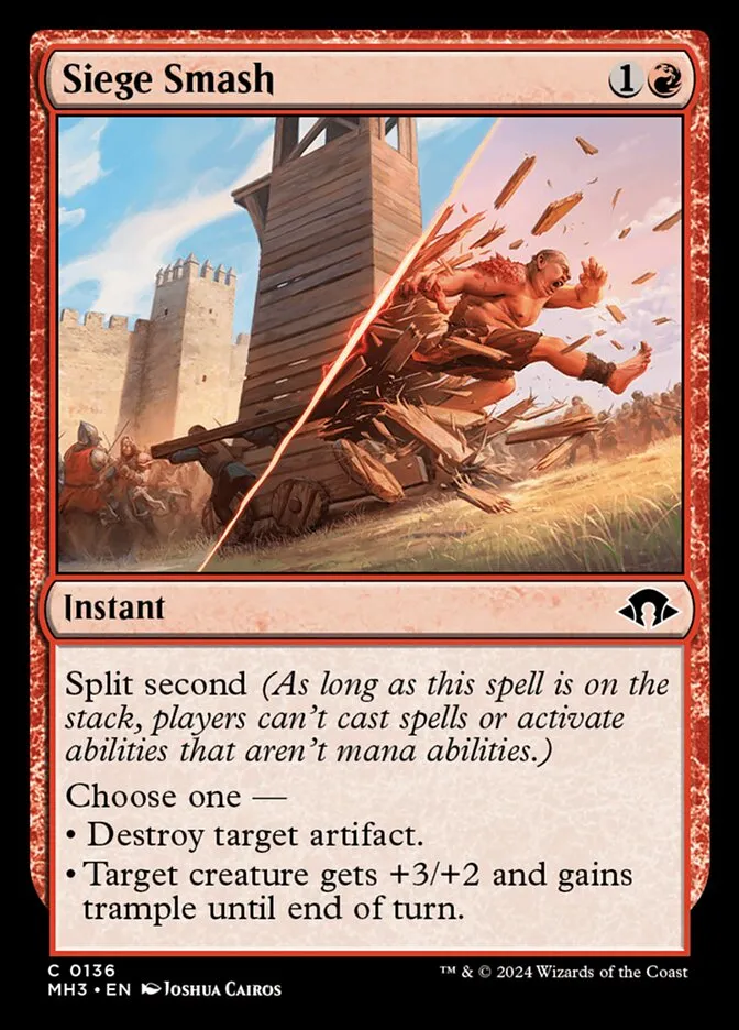 2024 Modern Horizons 3 Siege Smash #136 common card image