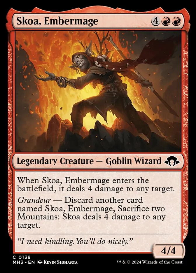 2024 Modern Horizons 3 Skoa, Embermage #138 common card image