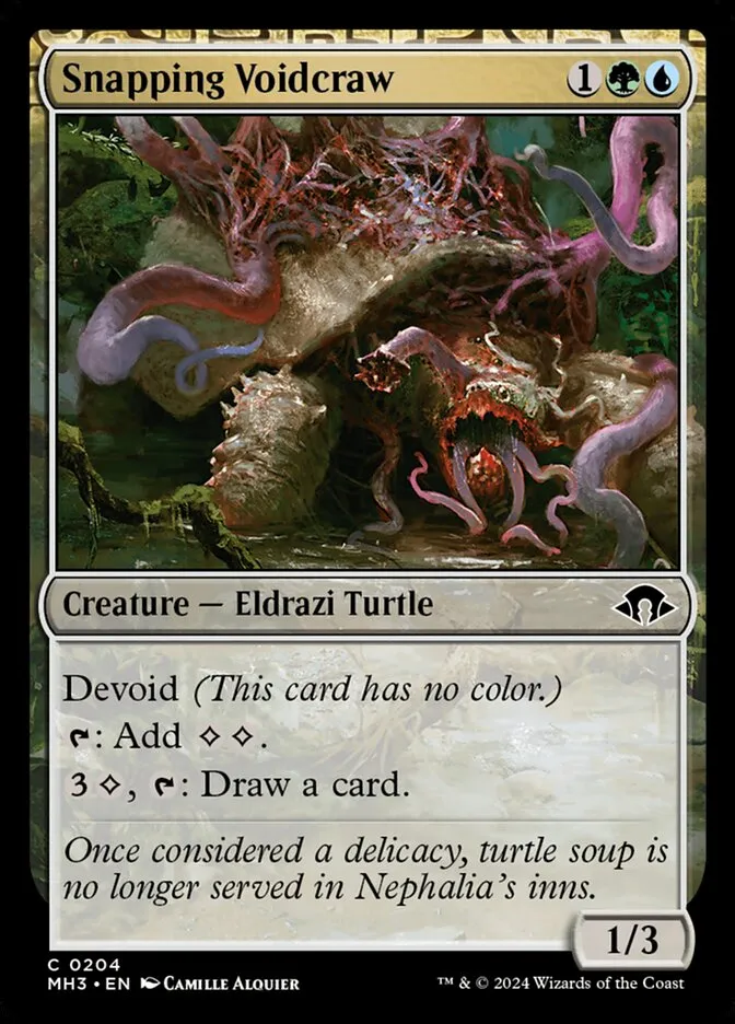 2024 Modern Horizons 3 Snapping Voidcraw common #204 common card image