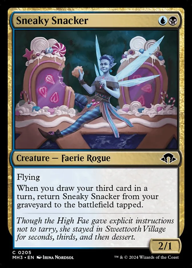 2024 Modern Horizons 3 Sneaky Snacker [Foil] common #205 common card image