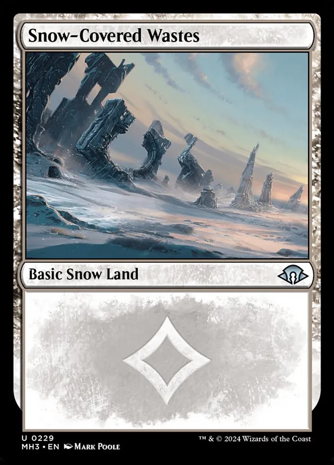2024 Modern Horizons 3 Snow-Covered Wastes #229 uncommon card image