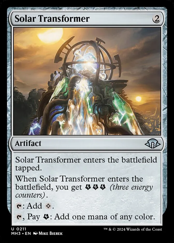2024 Modern Horizons 3 Solar Transformer #211 uncommon card image