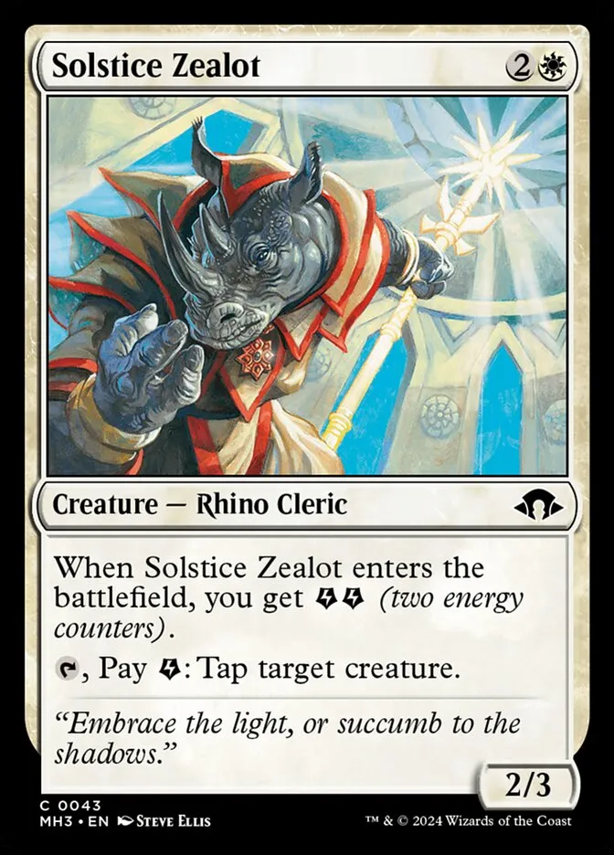 2024 Modern Horizons 3 Solstice Zealot #43 common card image