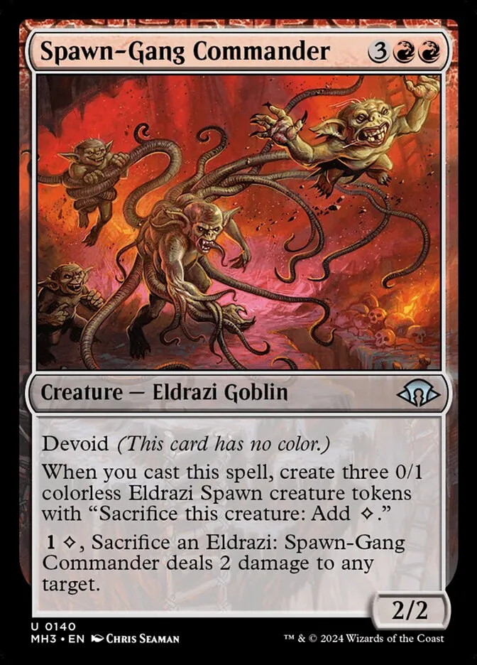 2024 Modern Horizons 3 Spawn-Gang Commander uncommon #140 uncommon card image