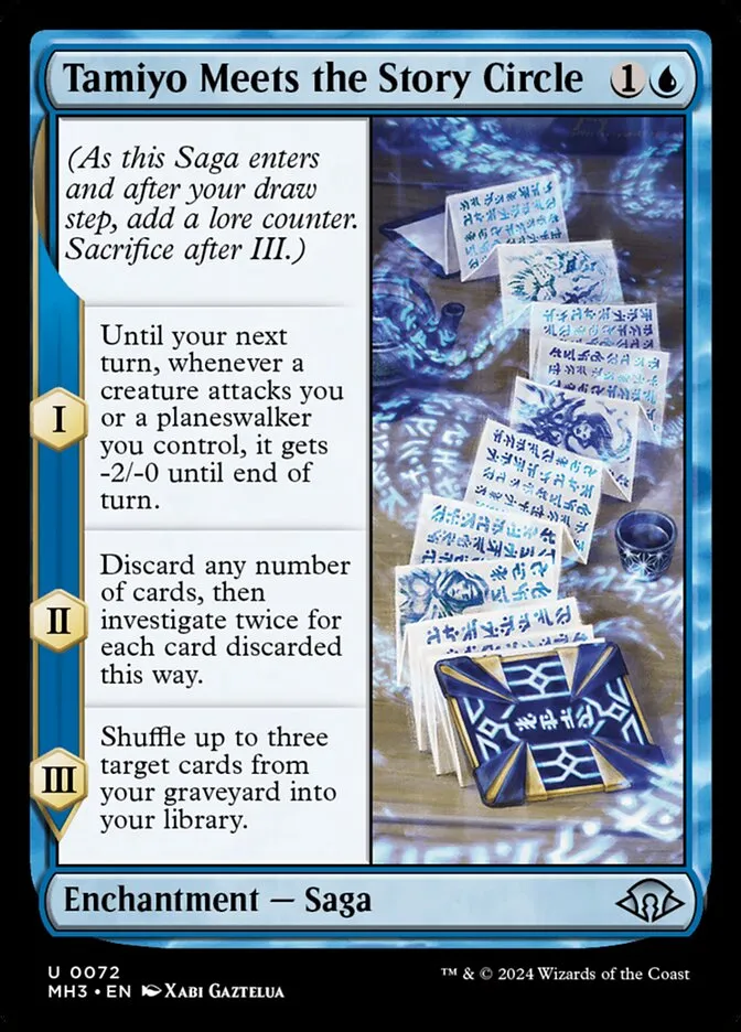 2024 Modern Horizons 3 Tamiyo Meets the Story Circle #72 uncommon card image