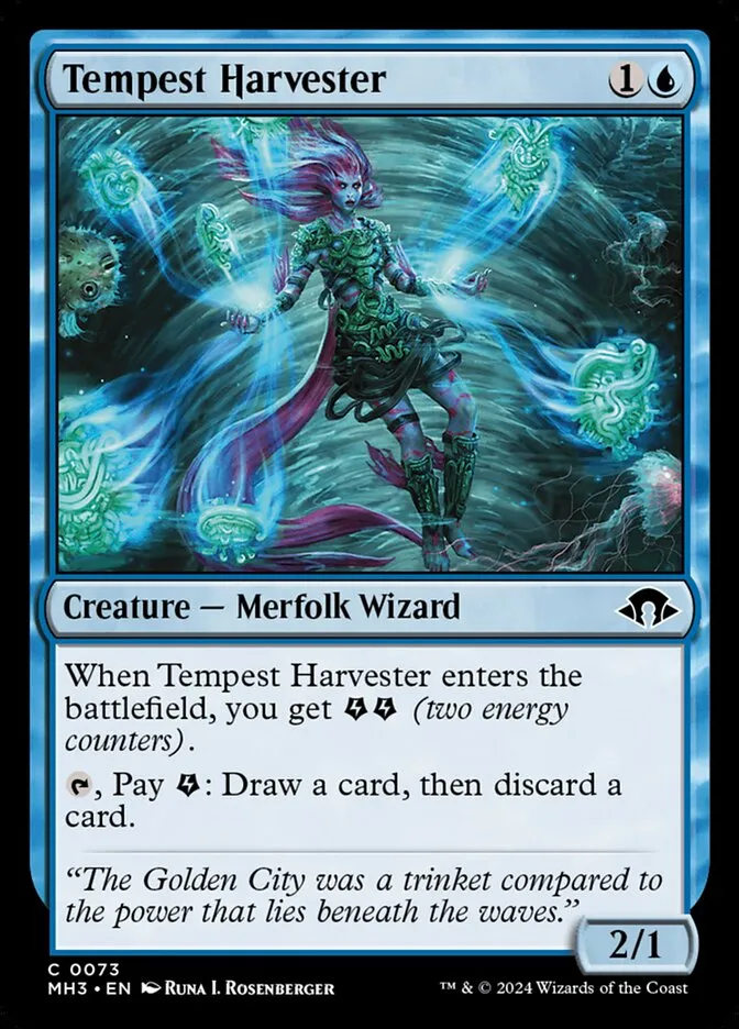 2024 Modern Horizons 3 Tempest Harvester #73 common card image
