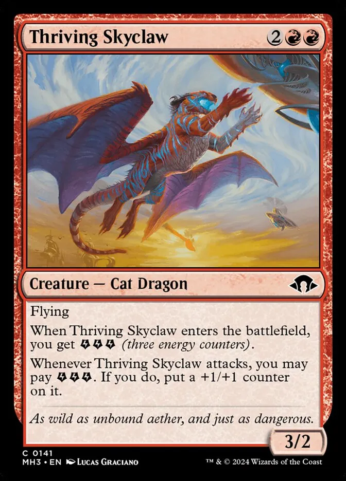 2024 Modern Horizons 3 Thriving Skyclaw #141 common card image