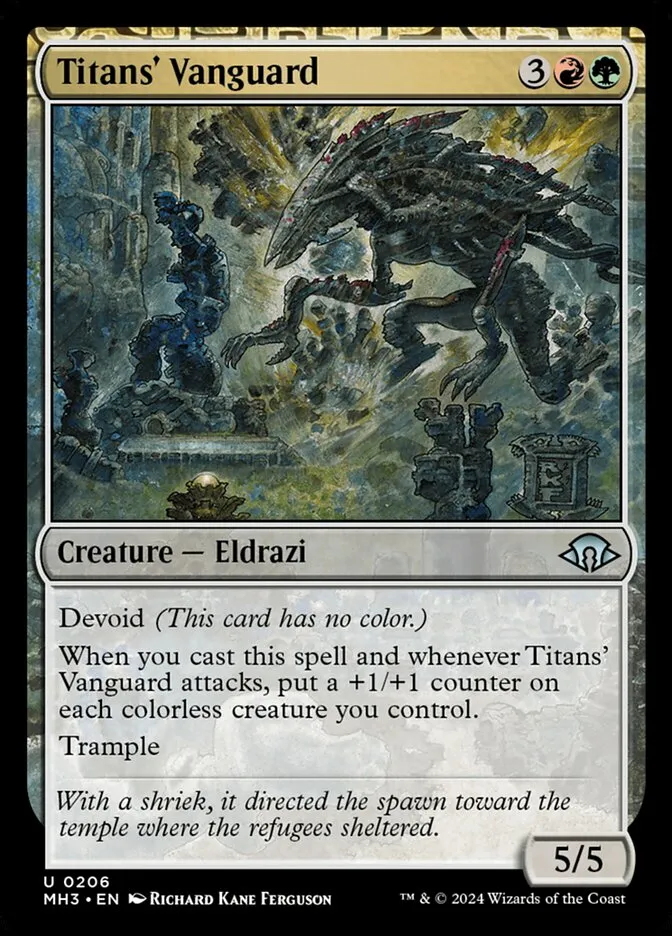 2024 Modern Horizons 3 Titans' Vanguard #206 uncommon card image
