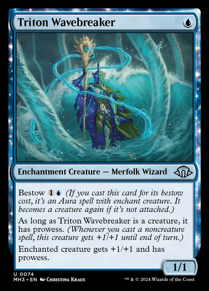 2024 Modern Horizons 3 Triton Wavebreaker #74 uncommon card image