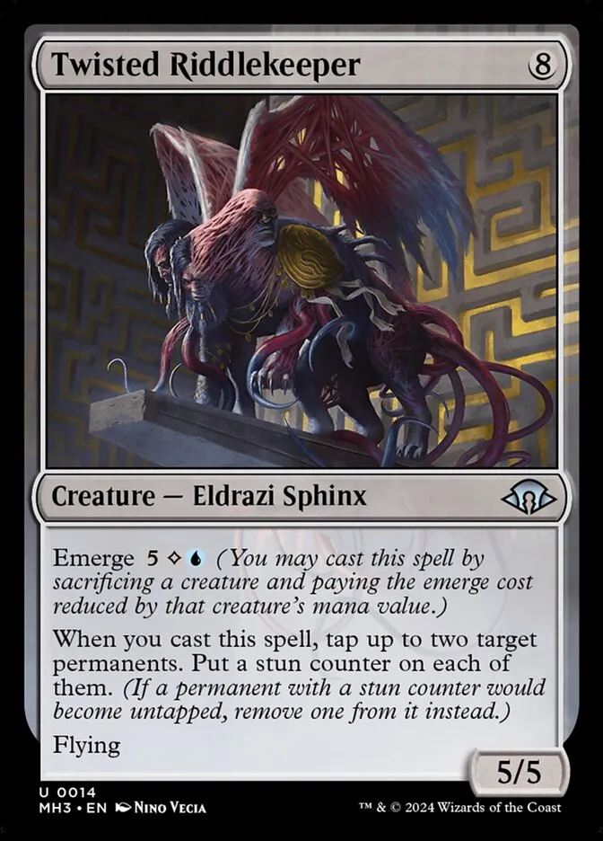 2024 Modern Horizons 3 Twisted Riddlekeeper uncommon #14 uncommon card image