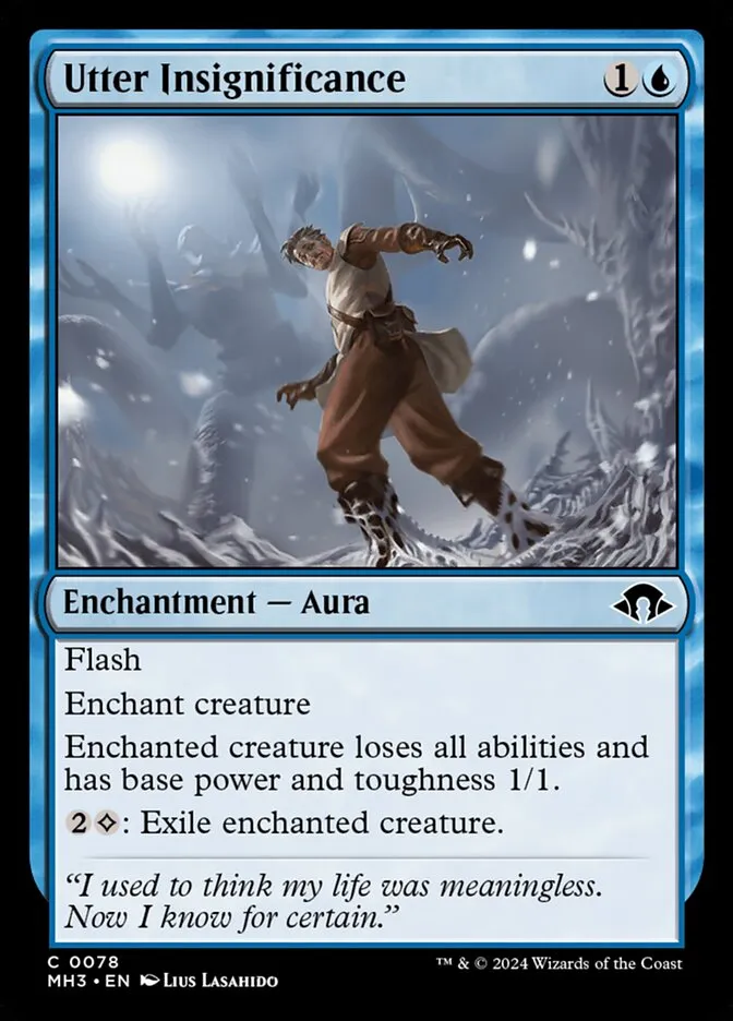 2024 Modern Horizons 3 Utter Insignificance common #78 common card image
