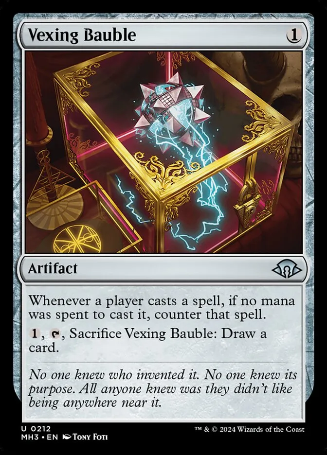 2024 Modern Horizons 3 Vexing Bauble #212 uncommon card image