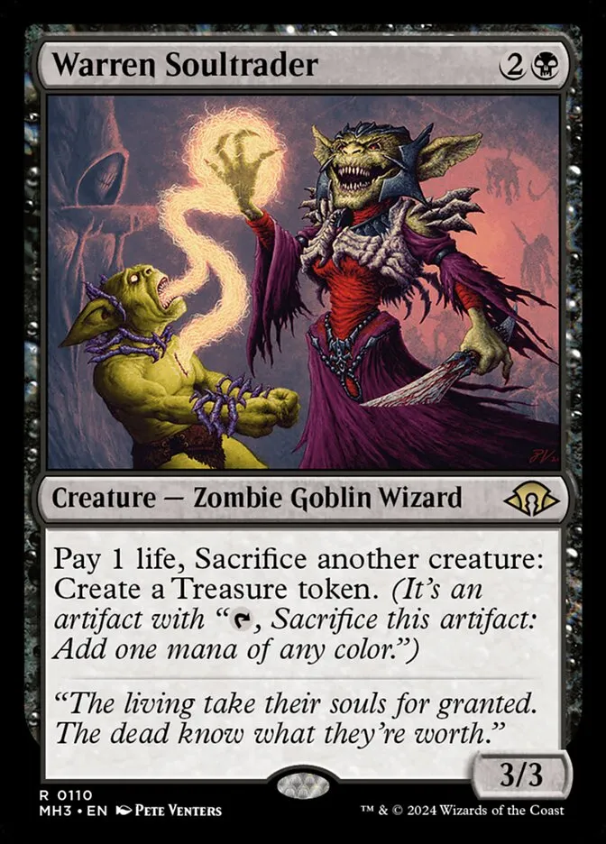 2024 Modern Horizons 3 Warren Soultrader #110 rare card image