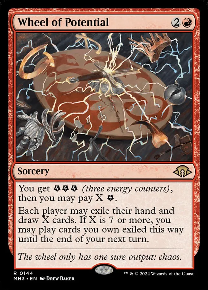 2024 Modern Horizons 3 Wheel of Potential #144 rare card image