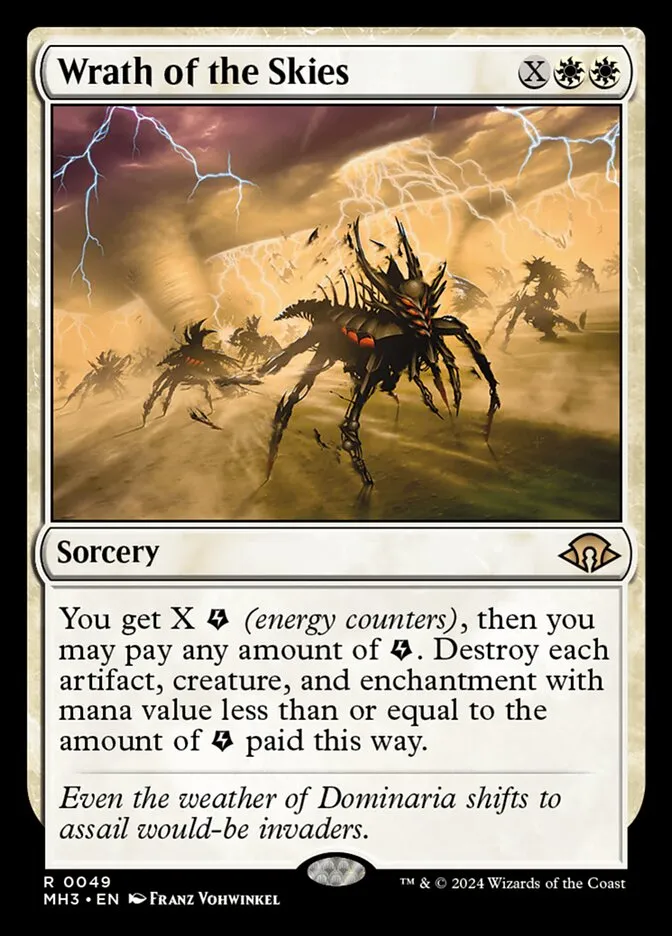 2024 Modern Horizons 3 Wrath of the Skies #49 rare card image