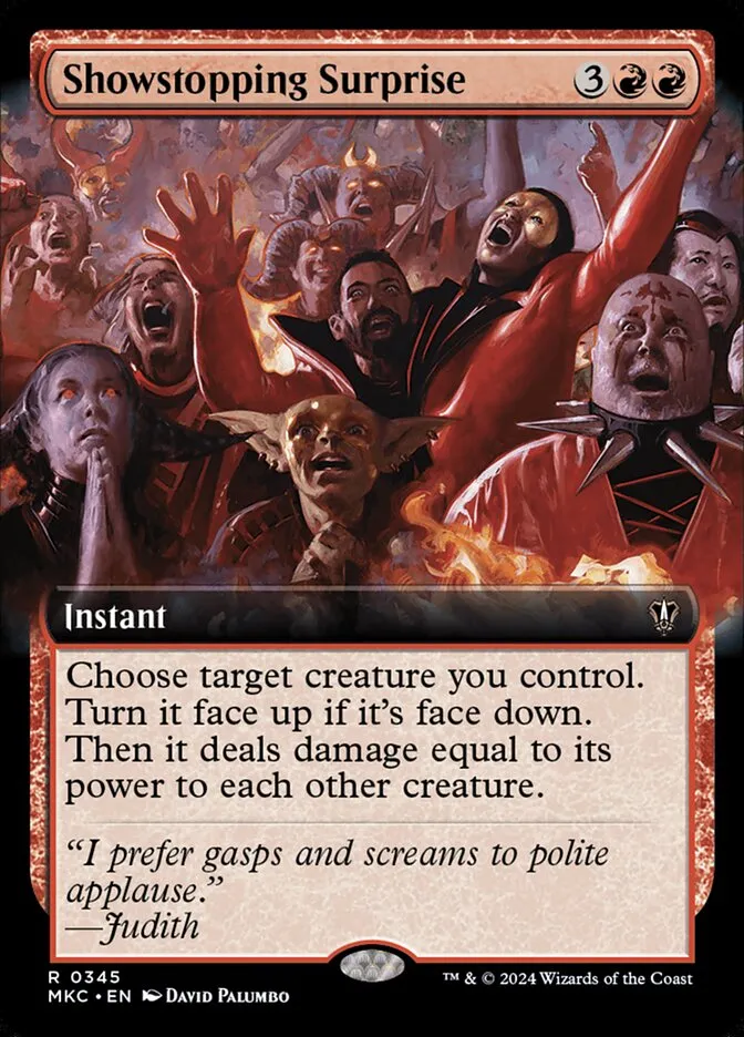 2024 Murders at Karlov Manor Commander Showstopping Surprise [Extended Art] rare #345 rare card image