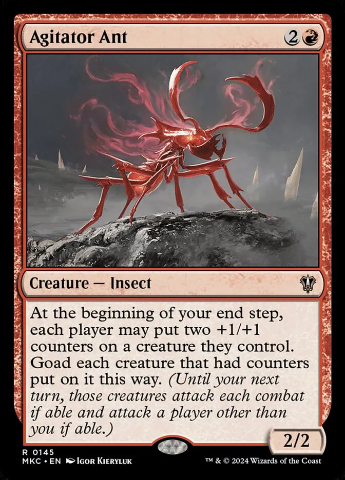 2024 Murders at Karlov Manor Commander Agitator Ant #145 rare card image