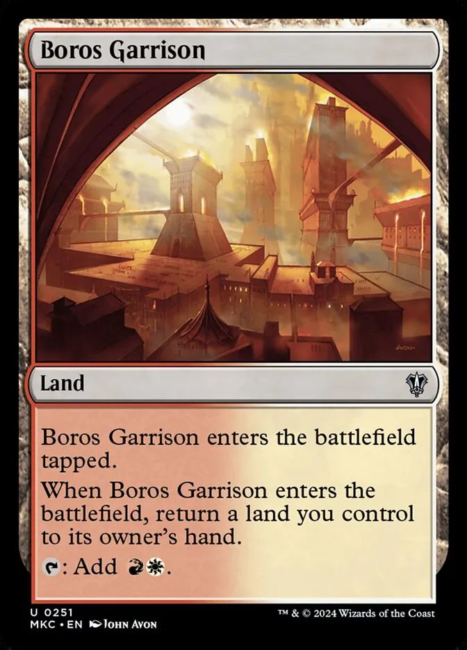 2024 Murders at Karlov Manor Commander Boros Garrison #251 uncommon card image
