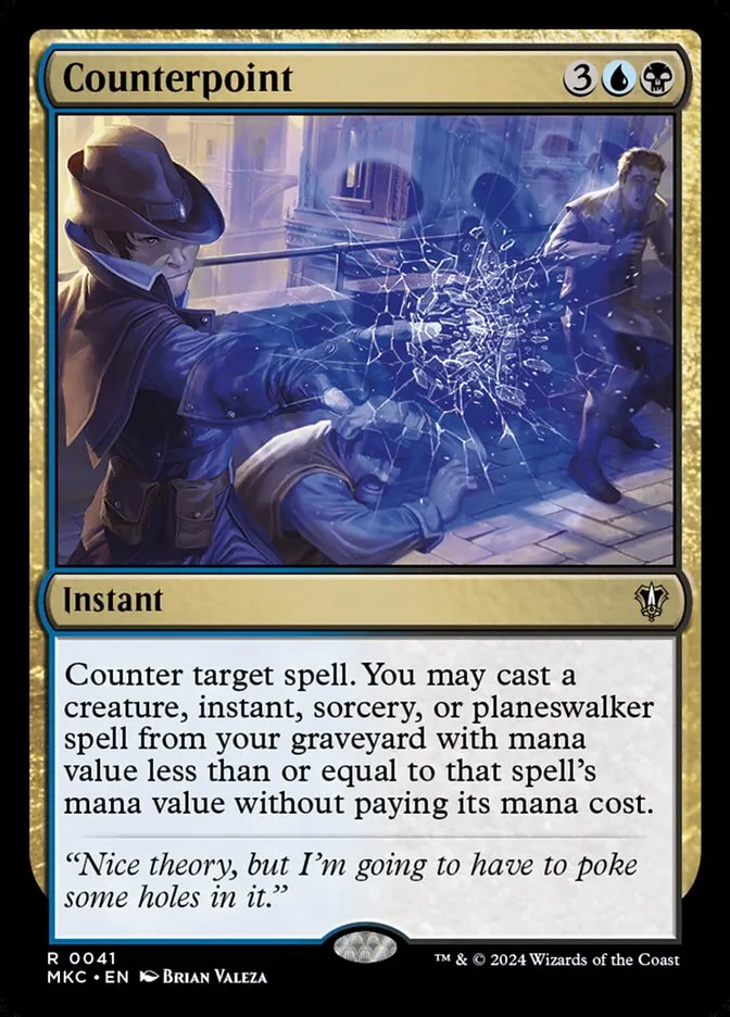 2024 Murders at Karlov Manor Commander Counterpoint rare #41 rare card image