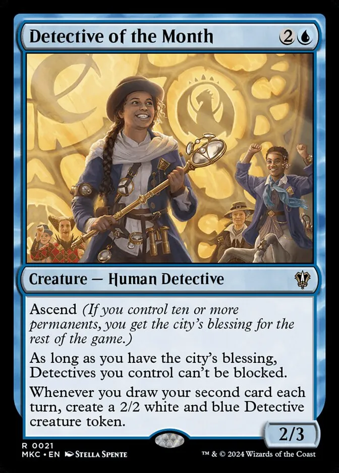 2024 Murders at Karlov Manor Commander Detective of the Month rare #21 rare card image