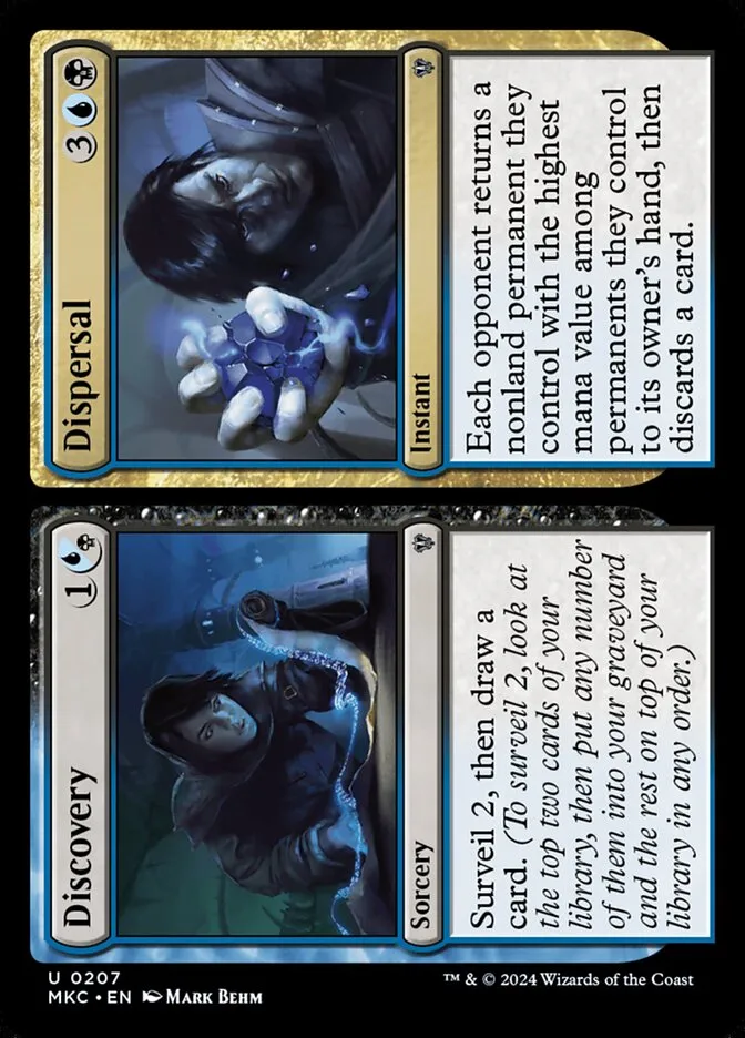 2024 Murders at Karlov Manor Commander Discovery // Dispersal #207 uncommon card image