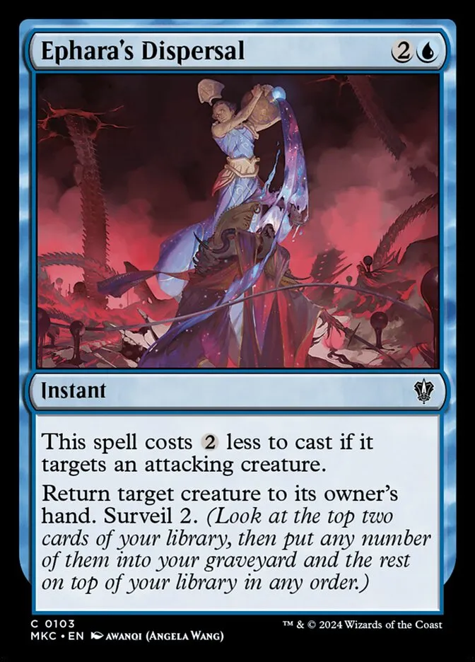 2024 Murders at Karlov Manor Commander Ephara's Dispersal common #103 common card image