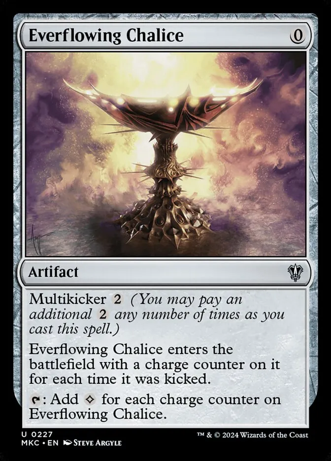 2024 Murders at Karlov Manor Commander Everflowing Chalice #227 uncommon card image