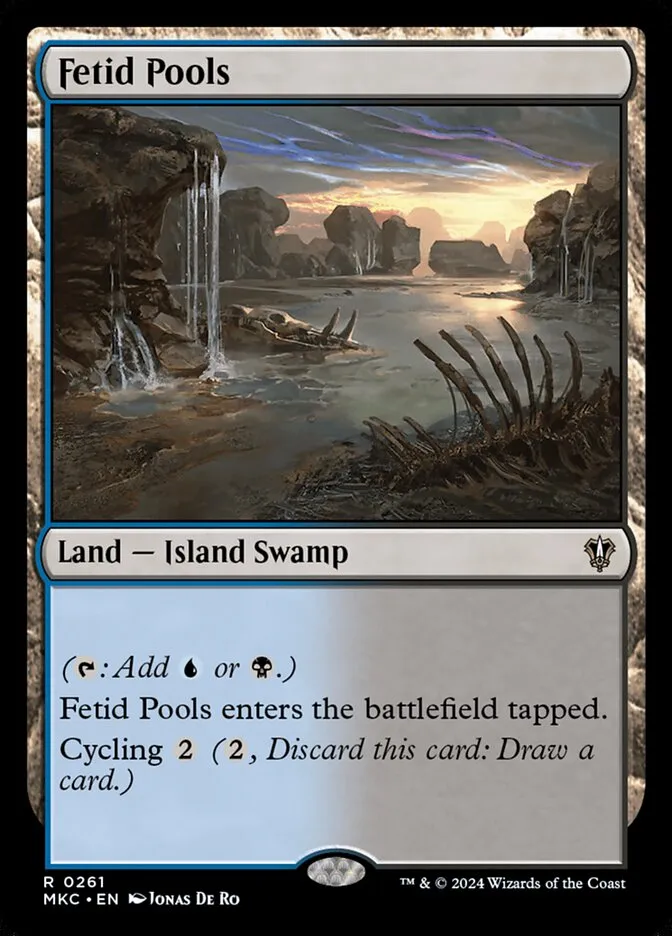 2024 Murders at Karlov Manor Commander Fetid Pools #261 rare card image