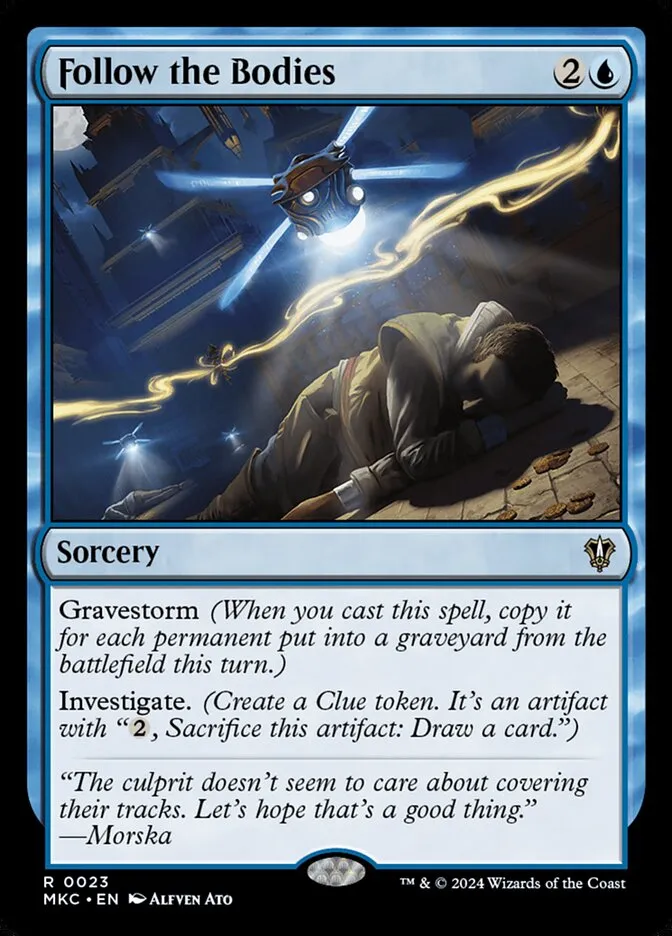 2024 Murders at Karlov Manor Commander Follow the Bodies rare #23 rare card image