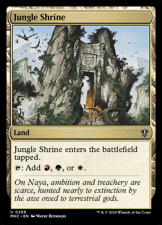 2024 Murders at Karlov Manor Commander Jungle Shrine #268 uncommon card image