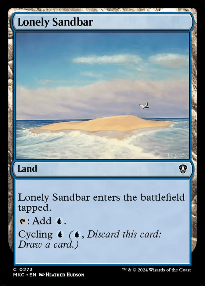 2024 Murders at Karlov Manor Commander Lonely Sandbar #273 common card image