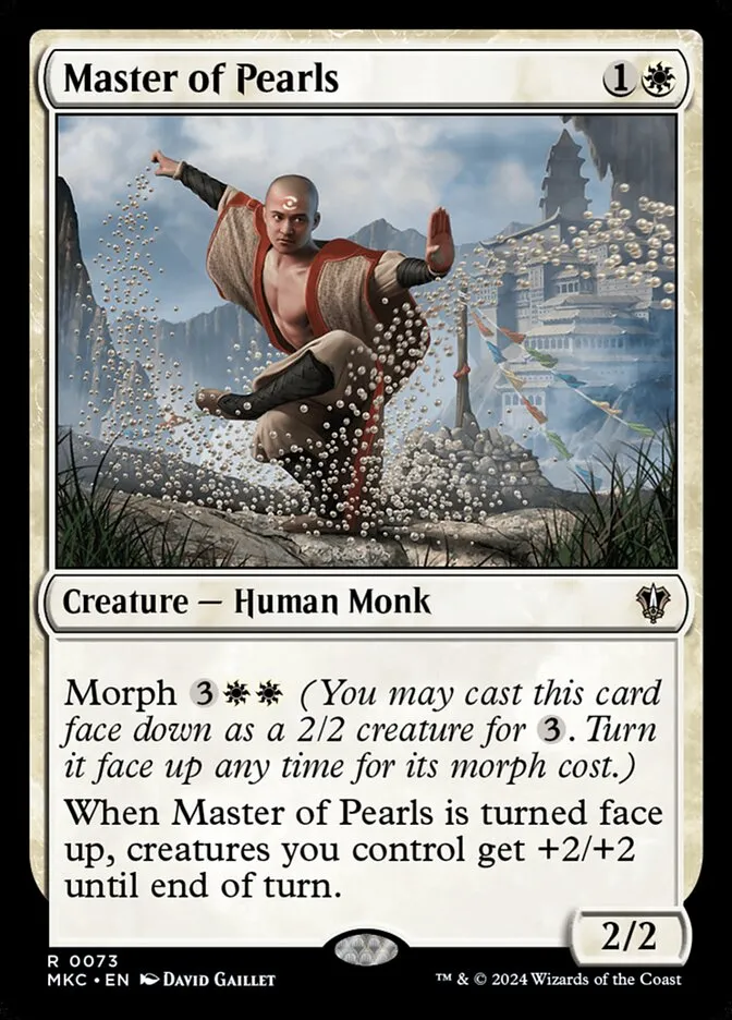 2024 Murders at Karlov Manor Commander Master of Pearls rare #73 rare card image