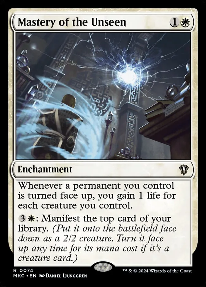 2024 Murders at Karlov Manor Commander Mastery of the Unseen rare #74 rare card image