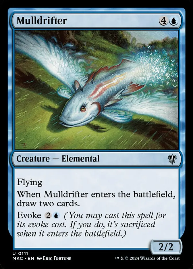 2024 Murders at Karlov Manor Commander Mulldrifter #111 uncommon card image