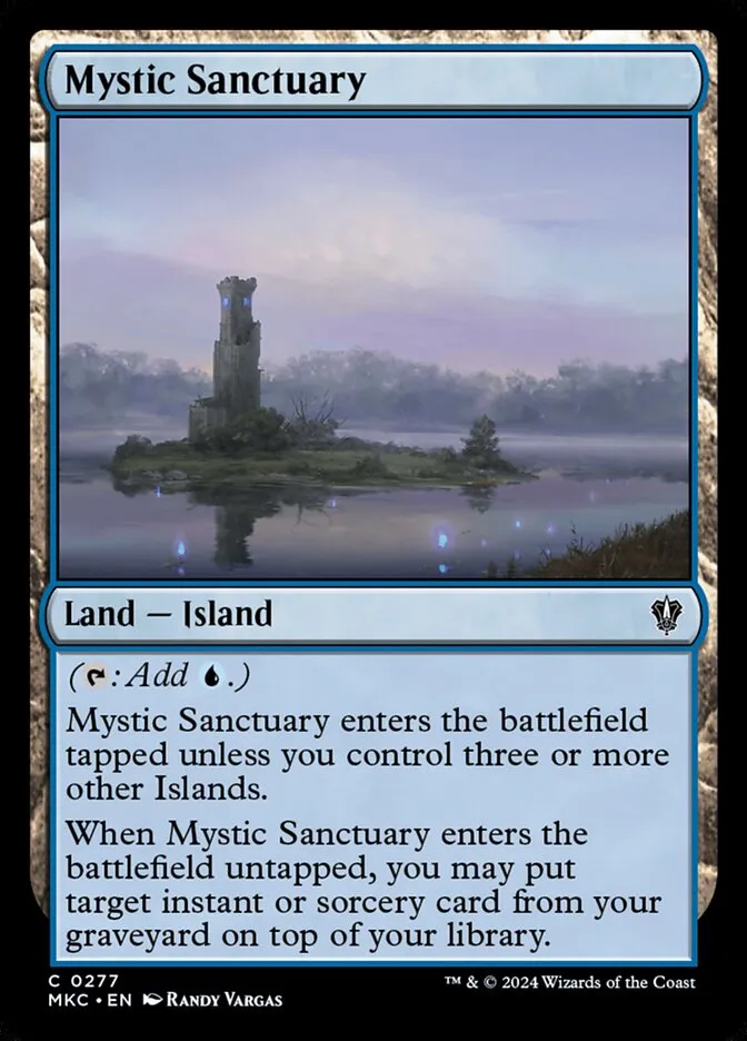 2024 Murders at Karlov Manor Commander Mystic Sanctuary #277 common card image