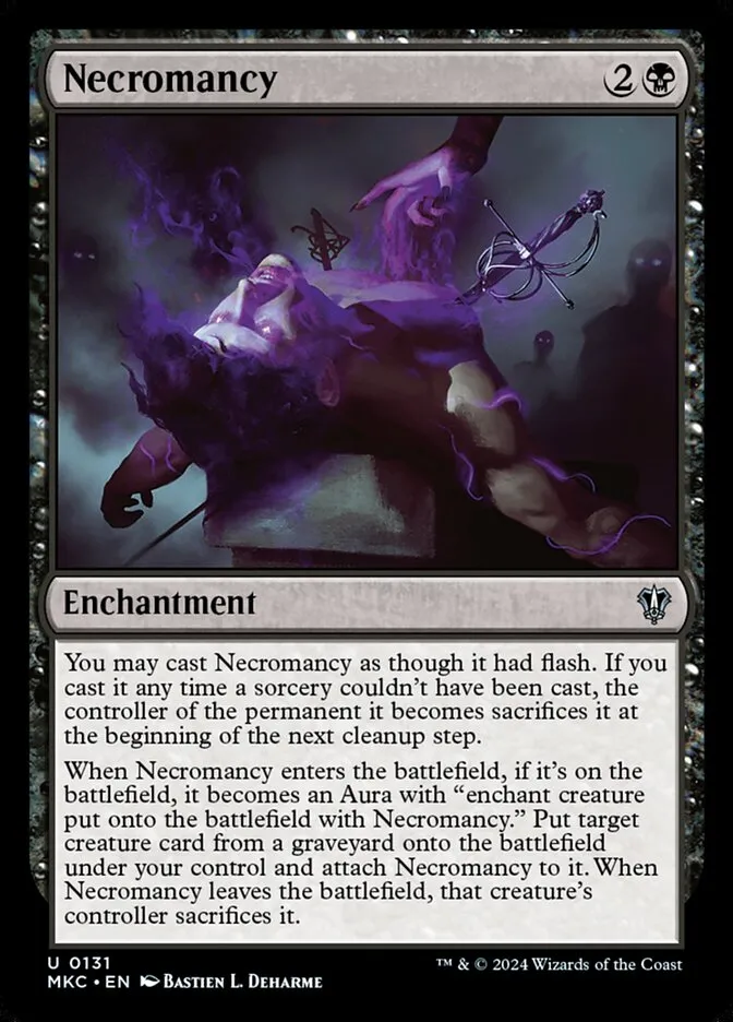 2024 Murders at Karlov Manor Commander Necromancy #131 uncommon card image