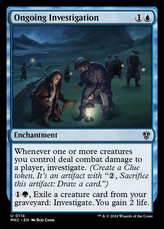 2024 Murders at Karlov Manor Commander Ongoing Investigation #114 uncommon card image