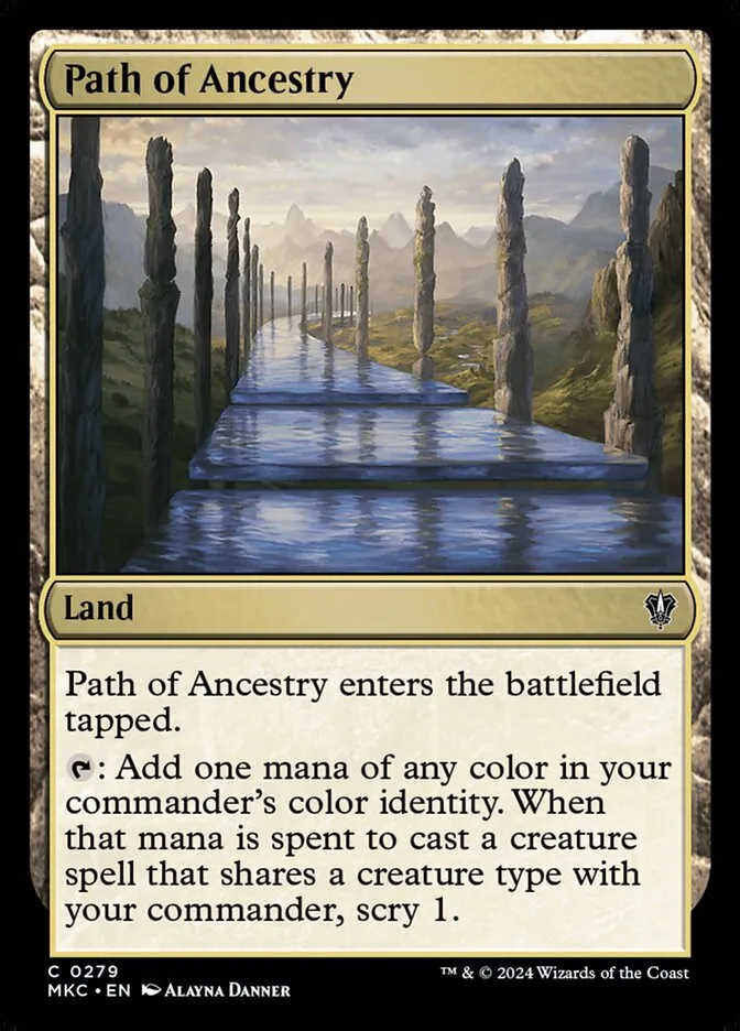 2024 Murders at Karlov Manor Commander Path of Ancestry #279 common card image