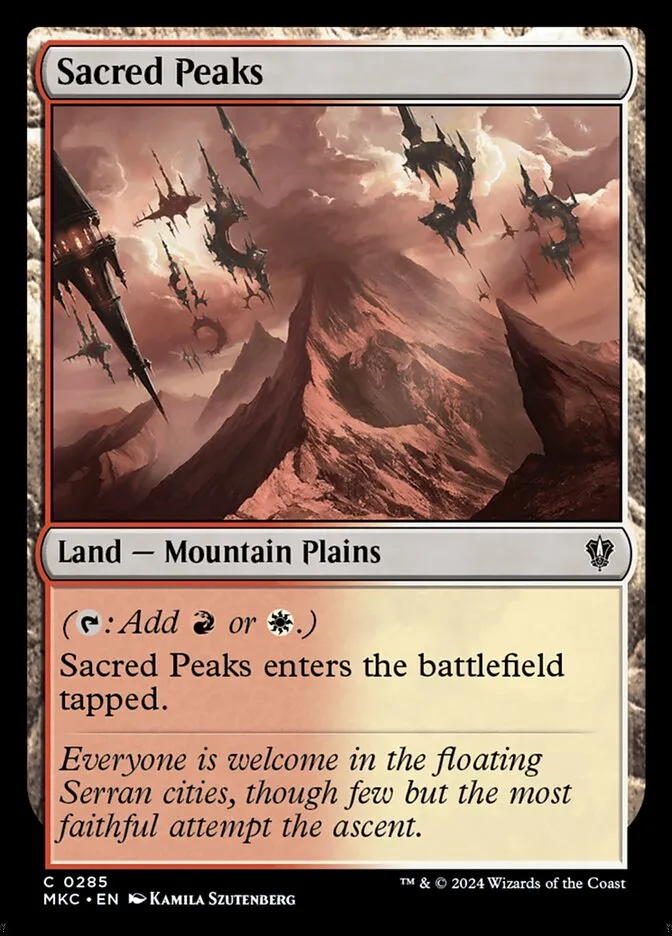 2024 Murders at Karlov Manor Commander Sacred Peaks #285 common card image