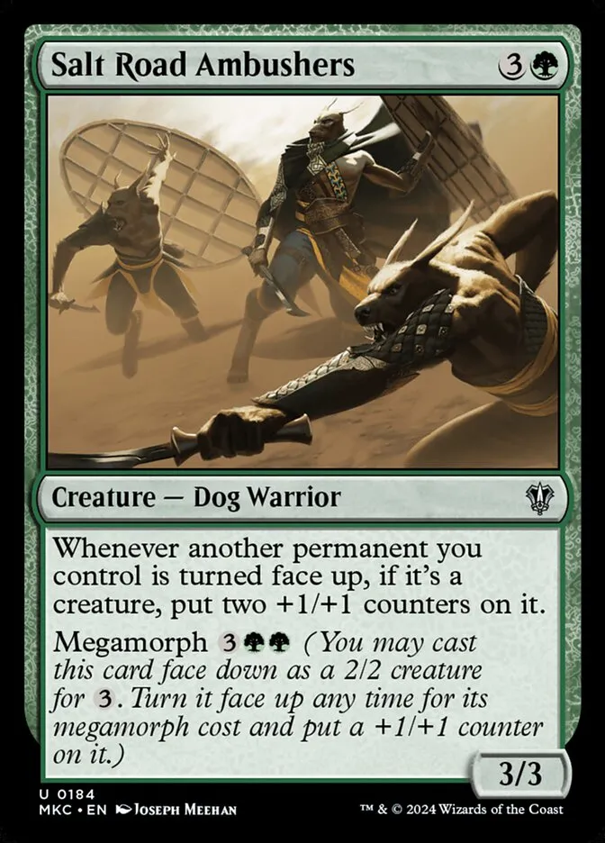 2024 Murders at Karlov Manor Commander Salt Road Ambushers #184 uncommon card image
