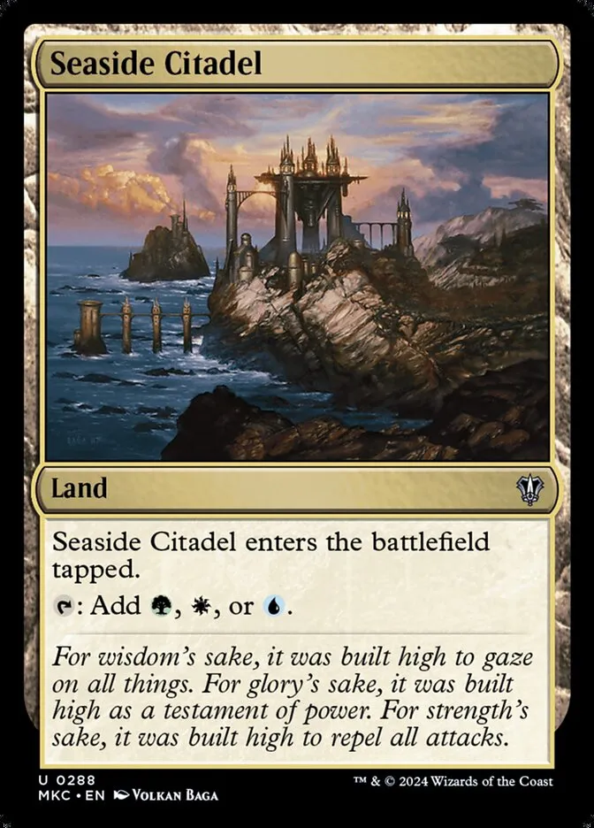 2024 Murders at Karlov Manor Commander Seaside Citadel #288 uncommon card image