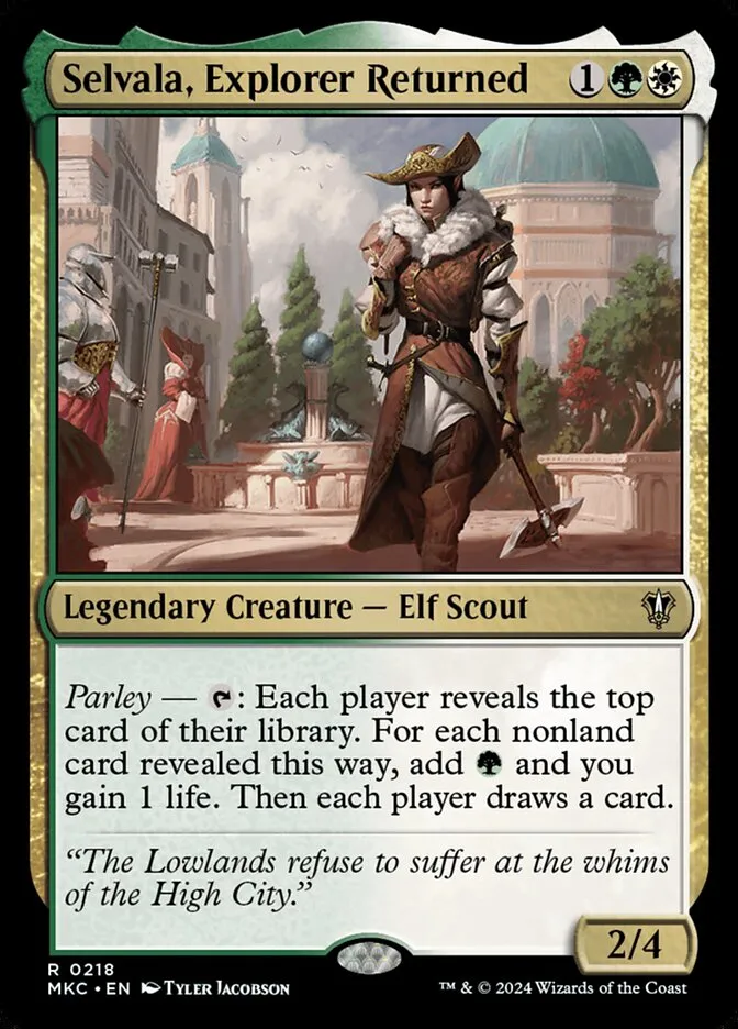 2024 Murders at Karlov Manor Commander Selvala, Explorer Returned #218 rare card image