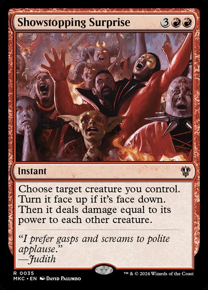 2024 Murders at Karlov Manor Commander Showstopping Surprise rare #35 rare card image