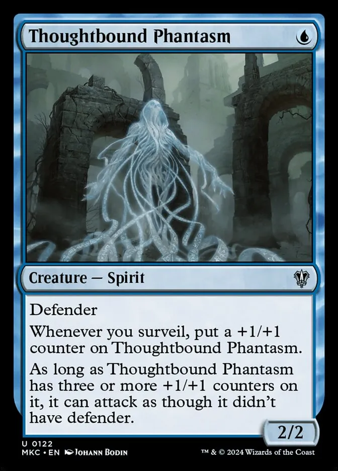 2024 Murders at Karlov Manor Commander Thoughtbound Phantasm #122 uncommon card image