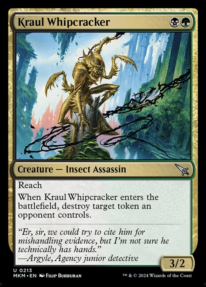 2024 Murders at Karlov Manor Kraul Whipcracker #213† uncommon card image