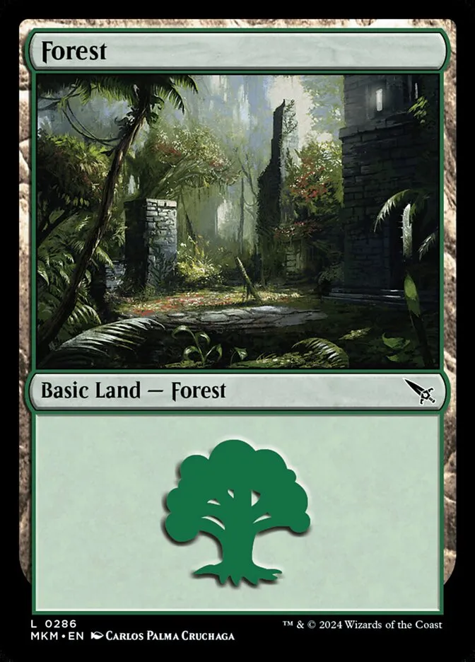 2024 Murders at Karlov Manor Forest #286 common card image