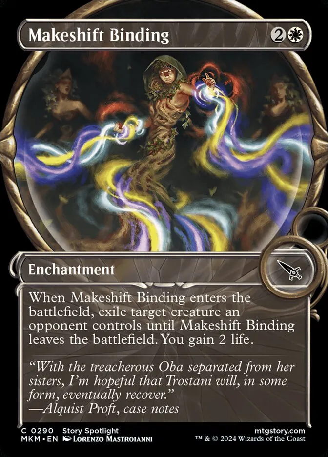2024 Murders at Karlov Manor Makeshift Binding [Showcase] common #290 common card image