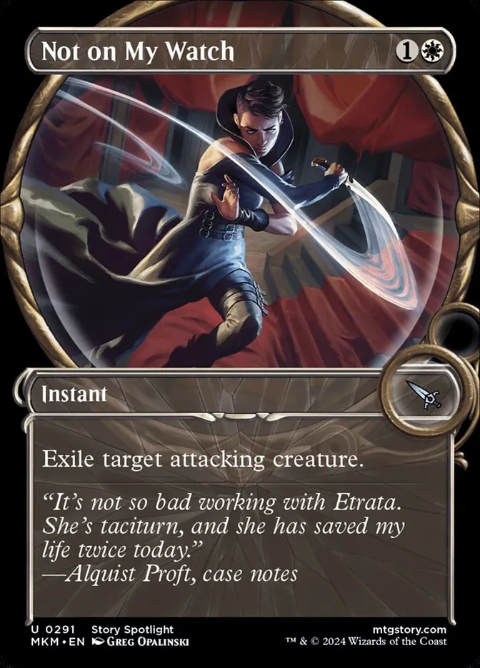 2024 Murders at Karlov Manor Not on My Watch [Showcase] uncommon #291 uncommon card image