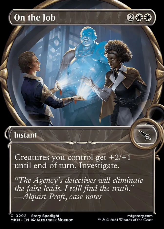 2024 Murders at Karlov Manor On the Job [Showcase] common #292 common card image