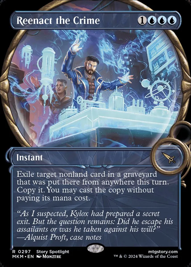 2024 Murders at Karlov Manor Reenact the Crime [Showcase] rare #297 rare card image